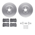 R1 Concepts Brake Rotor- Carbon Coated with Ceramic Pads Hdw Fits Buick Regal