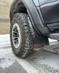 Rally Armor 21-25 Dodge Ram 1500 TRX Black UR Mud Flap - Metallic Black Logo