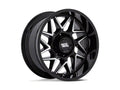 MO812 20X9 8X170 20MM GLOSS BLACK MACHINED