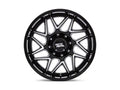 MO812 20X9 8X170 20MM GLOSS BLACK MACHINED