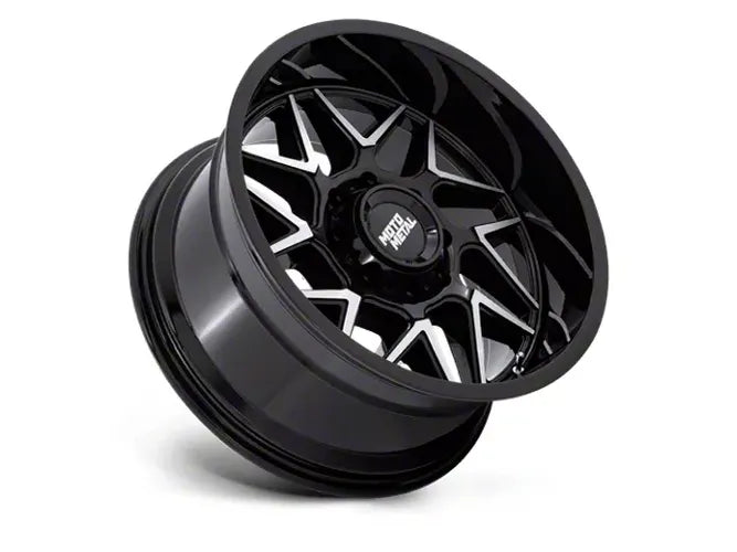 MO812 20X9 8X170 20MM GLOSS BLACK MACHINED