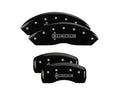 Set Of 4 Caliper Covers Engraved Front And Rear Lincoln Black Finish Silver Characters 2007-2010 Lincoln MKX MGP Caliper Covers
