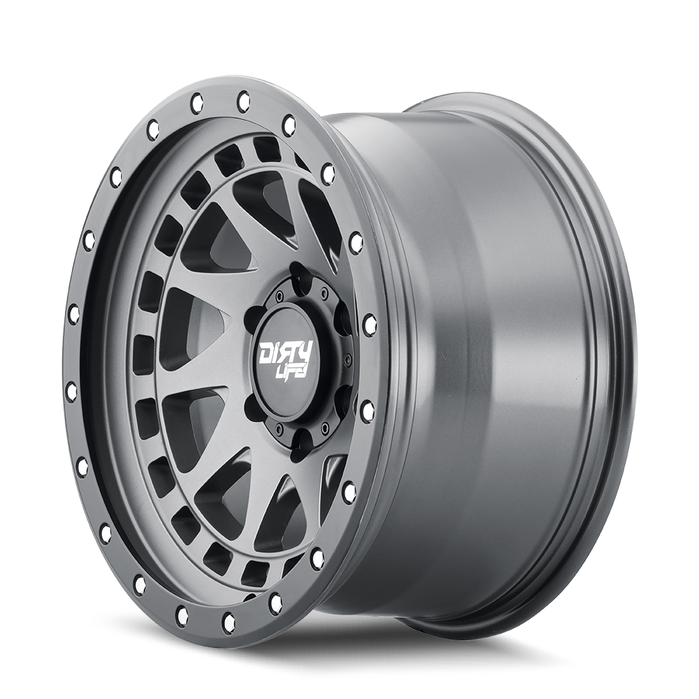 DIRTY LIFE ENIGMA PRO 9311 SATIN GRAPHITE BLACK LIP 17X9 5-127 -38MM 71.5MM