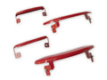 Set Of 4 Caliper Covers Engraved Front And Rear C6 Corvette Red Finish Silver Characters 2005-2005 Chevrolet Corvette MGP Caliper Covers