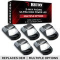 2325 SUPERDUTY (5PIECE SET) SMOKED WHITE CAB ROOF LIGHT LED LENS