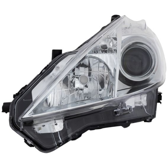 LH HEADLAMP LENS/HOUSING HALOGEN TOYOTA PRIUS V 20122014