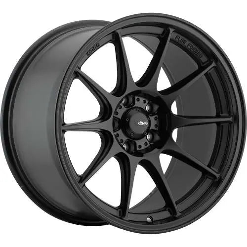 Konig Dekagram 17x9 5x114.3 ET40 Semi-Matte Black