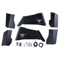 0718 WRANGLER JK/JKU BATTLE READY ALUMINUM INNER FENDER KIT BLACK REAR