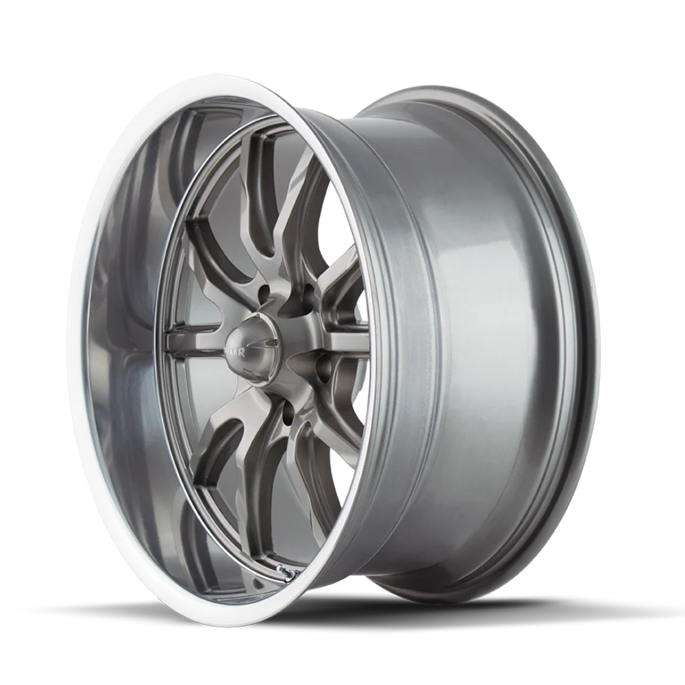 ~(33 lbs. 20X20X9)~ 650 (650) GREY/POLISHED LIP 18X8 5-114.3 0MM 83.82MM