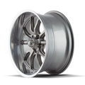 ~(33 lbs. 20X20X9)~ 650 (650) GREY/POLISHED LIP 18X8 5-114.3 0MM 83.82MM