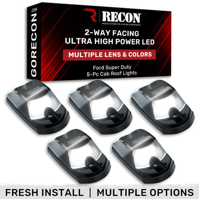 Recon Truck Accessories red cab lights