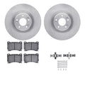 R1 Concepts E- Line Series Brake Rotor with Ceramic Brake Pads Hdw Fits Hyundai Equus