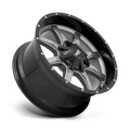 Wheel Pros Moto Metal MO970 20X9 5X5.5 G-GRY BLK LP 00MM MO97029085400
