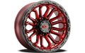 Vision Wheel 5-110 GRED GBLK LIP VIS KORUPT 405-7810GRGBL30