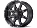 MO970 18x10 5x127.00/5x139.70 SATIN BLACK MILLED (24 mm)