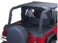~(6 lbs. 20X10X10)~ Sport Bar Covers Black Diamond Jeep 03-06 Wrangler Except Unlimited