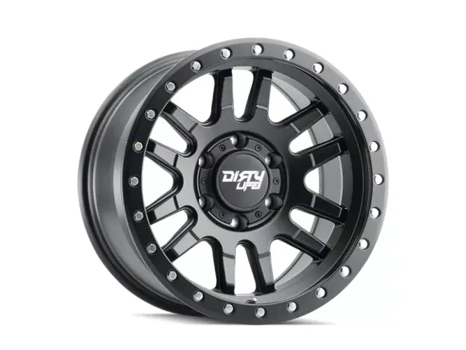 DIRTY LIFE CANYON PRO 9309 MATTE BLACK MATTE BLACK LIP 17X9 6-139.7 0MM 106MM
