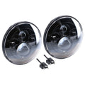 LED HEADLIGHTS - 7 INCH BLACK