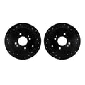 R1 Concepts Brake Rotor- D/S - Black Fits Dodge Attitude