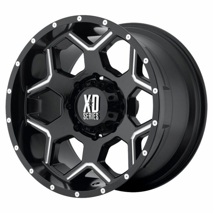 XD812 20X9 6X135 G-BLK MILL 18MM