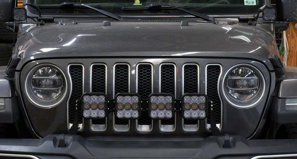 Stage Series Grille Bracket Kit for 2018+ Jeep Wrangler JL