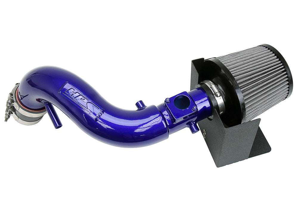 HPS Performance Performance Shortram Air Intake Kit 2005-2006 Scion tC 2.4L Includes Heat Shield Blue