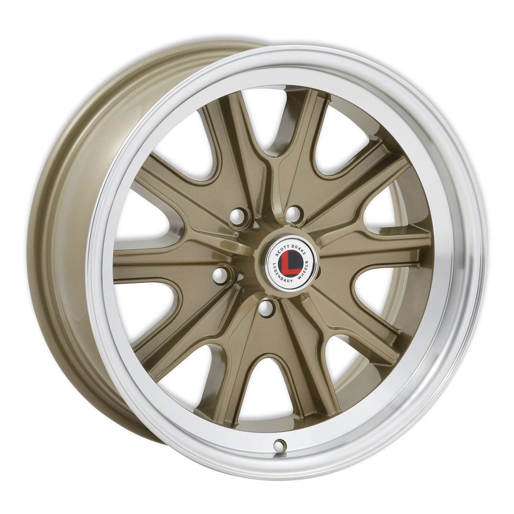 LEGENDARY WHEELS H45 17x7 5x114.3/5x4.5 +6.95MM OS GOLD HAZE