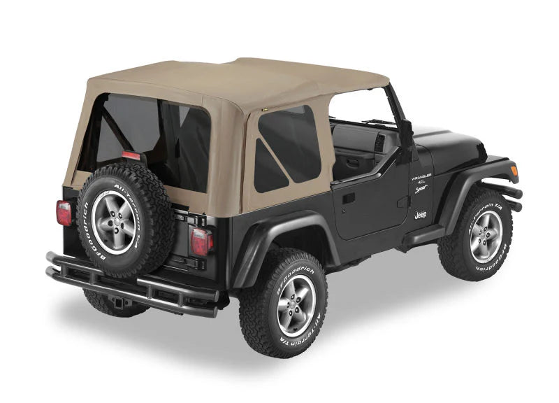 Jeep 1997-2002 Wrangler TJ; NOTE For OEM soft top hardware