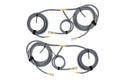 ~(8 lbs. 13X12X6)~ 4 Tire Inflation System - Trailer up to 40FT With Box Fittings Hoses AND Storage Bag - Black
