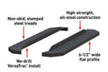 UNIVERSAL 53IN STD CAB RIDGESTEP COMMERCIAL RUNNING BOARDS TEXTURED(BRKTS REQUIRED)