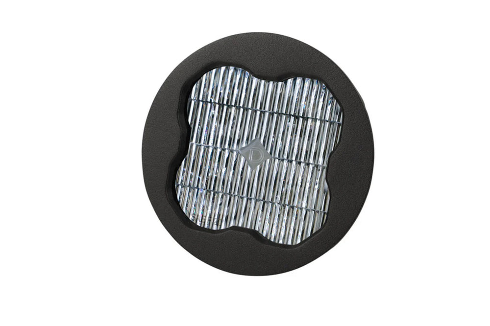 SS3 MAX ABL WHITE SAE FOG ROUND NO BRACKETS (SINGLE)