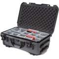 NANUK 935 WATERPROOF HARD CASE W/PADDED DIVIDERGRAPHITE INTERIOR: 20.5 X 11.3 X 7.5IN