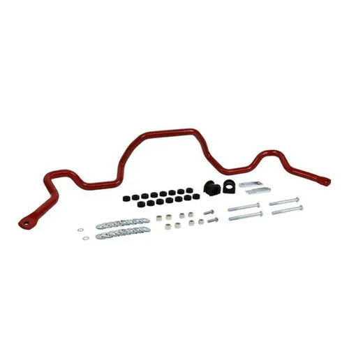 Sway bar - 26mm X heavy duty 1 Sway Bar 17 Bushings 4 Tubes 2 Plates 6 Bolts 18 Washers 4 Nuts Grease