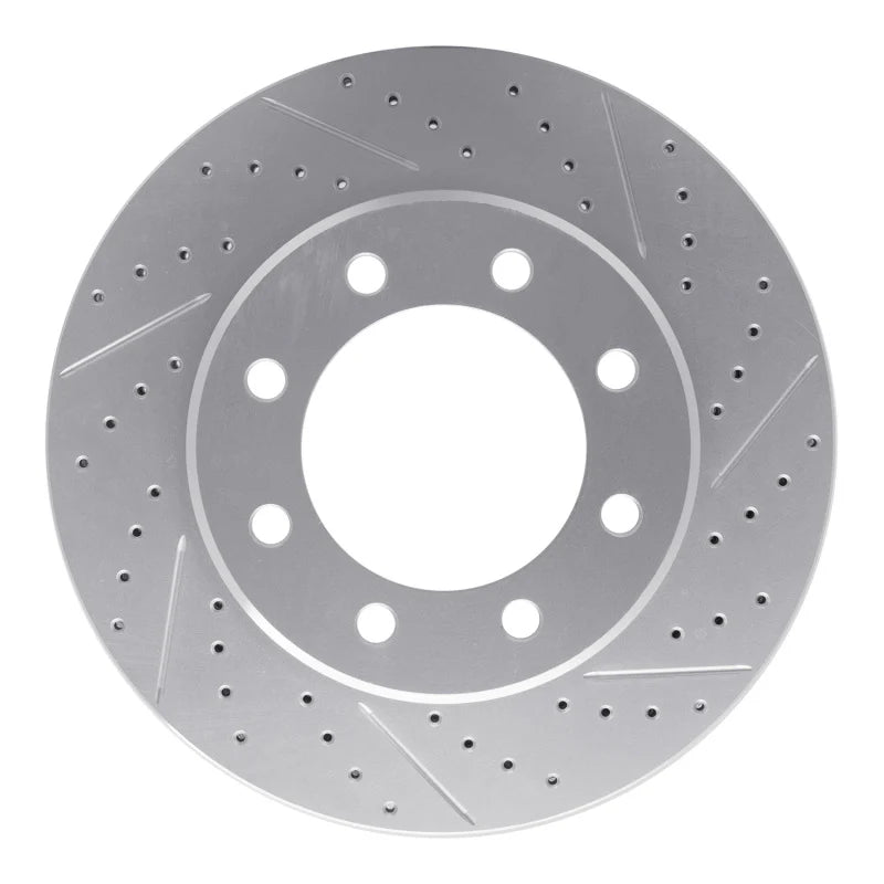 R1 22-26 Brightdrop Zevo 400 Front Right Drilled & Slotted Geoperformance Rotor