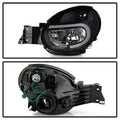 xTune Subaru Impreza 14-16 Headlights With Light Tube DRL - Black HD-JH-SI02-LB-BK