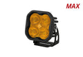 SS3 MAX ABL YELLOW SAE FOG ROUND NO BRACKETS (SINGLE)