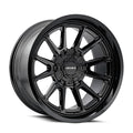Mayhem 8116 Intrepid 18x9 / 8x180 BP / -12mm Offset / 124.1mm Hub Gloss Black Wheel