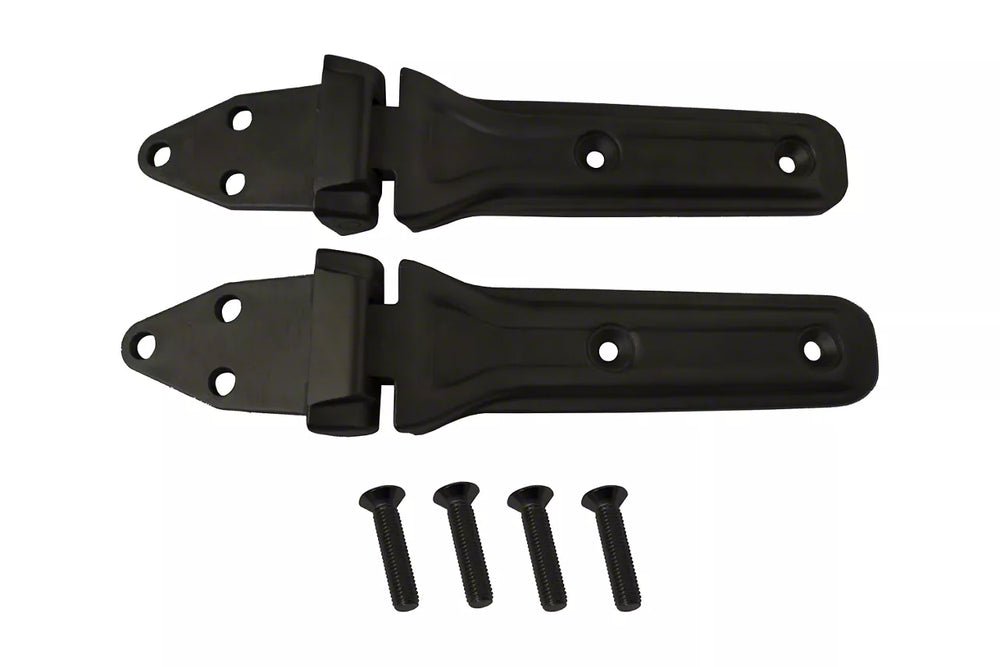 18C WRANGLER JL TAILGATE HINGE SET BLACK