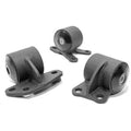 Innovative 92-95 Civic B/D Series Black Steel Mounts 95A Bushings (2 Bolt)