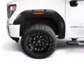 Black Pocket/Rivet Style Smooth Finish Front Fender Flares For 2020-2026 GMC Sierra 2500/3500 Bushwacker
