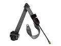 Tri-Lock Off Road Seat Belt Left 3 Point Black Retractable Shoulder Harnesses Fits The Driver Side Of 97-02 Wrangler TJ OMIX