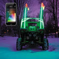XK Glow 1x 48 XKmax RGBW Advanced App Control LED Whip Light Kit for 4x4 Offroad UTV ATV