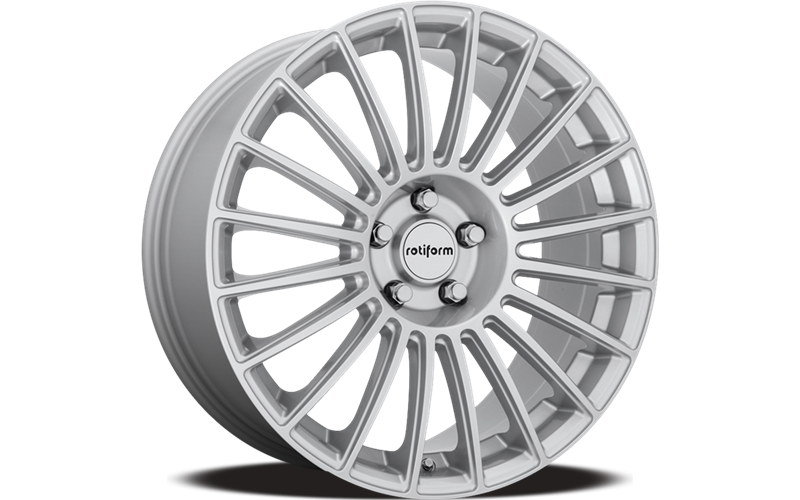 Rotiform R153 BUC Wheel 18x9.5 5x112 35 Offset - Gloss Silver