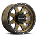 Aluminum Wheels 17x9 Defender 935BZ Bronze Multi Spoke 0 Offset 8 on 165.1 Bolt Pattern 130.81 Bore Raceline