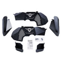 18C WRANGLER JL/JLU BATTLE READY ALUMINUM INNER FENDER KIT BLACK REAR