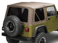 ~(22 lbs. 32X9X9)~ Replace-a-Top Fabric-only Soft Top Spice Jeep 97-02 Wrangler; No door skins included; Tinted side and rear windows