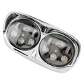 Letric Lighting Led Hdlght Dual 5.75in Blk/Chr