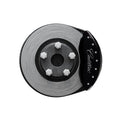 SET OF 4 CALIPER COVERS ENGRAVED FRONT/REAR CURSIVE CADILLACSILVER CHARCTRS BL