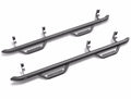 Nerf Step Bar Cab Length (2 Steps per Side) 2019 (New Body Style)-2025 Chevy Silverado/GMC Sierra 1500/2020-2025 2500 HD/3500 HD Crew Cab Gloss Black NFab