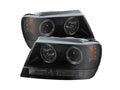 Spyder Jeep Grand Cherokee 99-04 Projector Headlights LED Halo LED Black Smoke PRO-YD-JGC99-HL-BSM